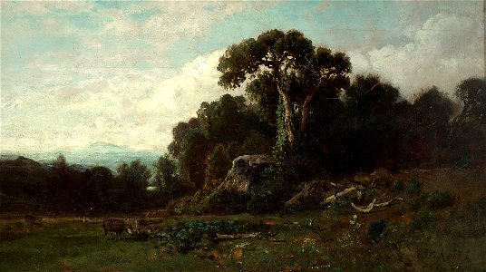 Santa Barbara Hills by William Keith, 1882