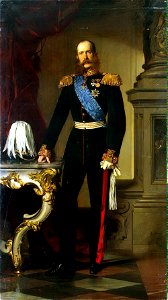 Keizer Frans Jozef van Oostenrijk in Russusch kolonels uniform