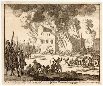 Keizer Maximianus doet een kerk verbranden, objectnr A 41866