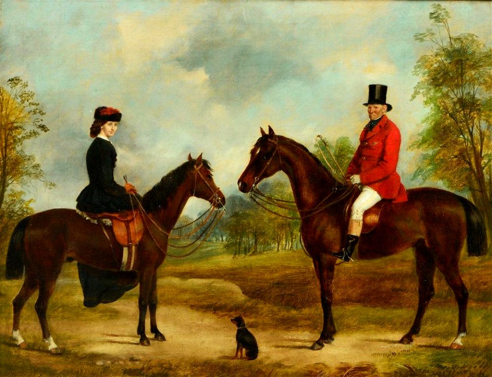 Friedrich Wilhelm Keyl - Wm Pierde Hayward Senr. and his daughter Jane