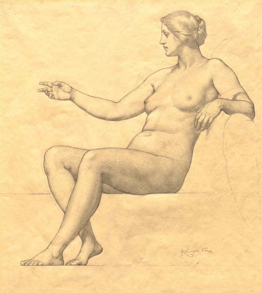 Kenyon Cox (American, 1856-1919) - Sketch - 1916.1076 - Cleveland Museum of Art