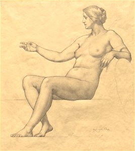 Kenyon Cox (American, 1856-1919) - Sketch - 1916.1076 - Cleveland Museum of Art