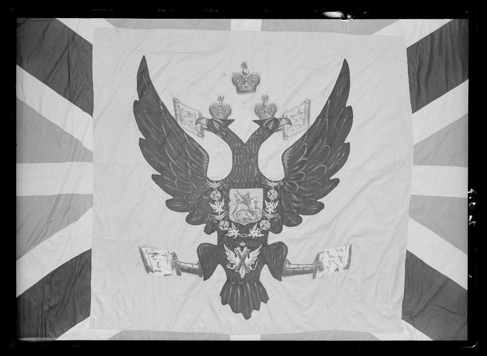 Kejserlig rysk flagg - Livrustkammaren - 35646