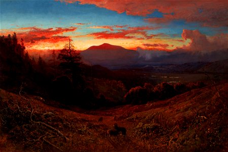 William Keith - Sunset on Mount Diablo (Marin Sunset) - Google Art Project