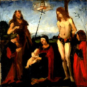 Kenyon Cox - After Boltraffio, Sacra Conversazione - 1983.114.16 - Smithsonian American Art Museum