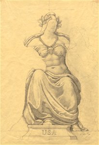 Kenyon Cox (American, 1856-1919) - Sketch - 1916.1074 - Cleveland Museum of Art