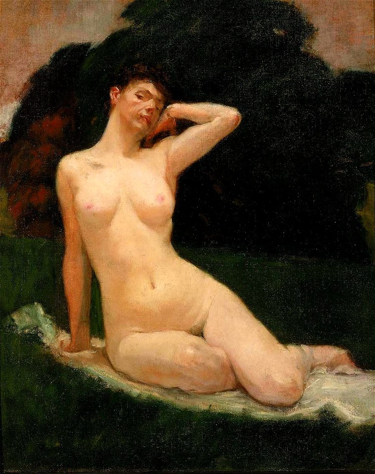 Kenyon Cox - Study for Evening - 1983.114.6 - Smithsonian American Art Museum