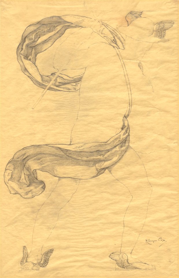 Kenyon Cox (American, 1856-1919) - Sketch - 1916.1070 - Cleveland Museum of Art