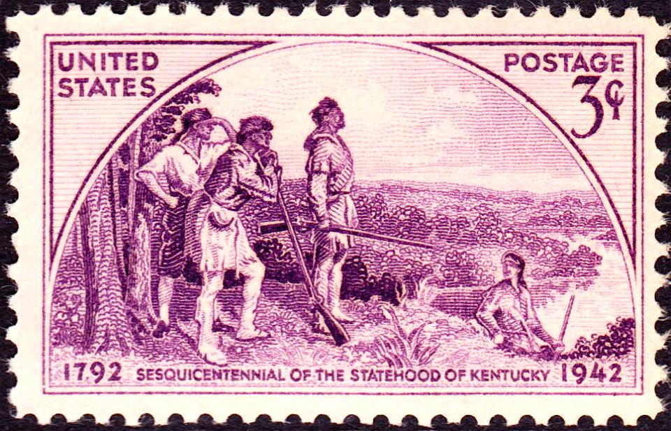 Kentucky Statehood 1942 Issue-3c