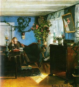 Kielland-Blått interiør