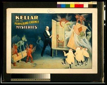 Kellar and his perplexing cabinet mysteries LCCN2014635609. Free illustration for personal and commercial use.