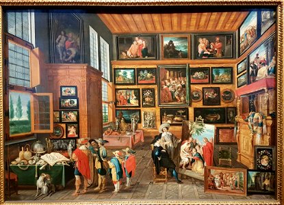 KHM Hans III. Jordaens 002 - Interior with an art collection and art lovers