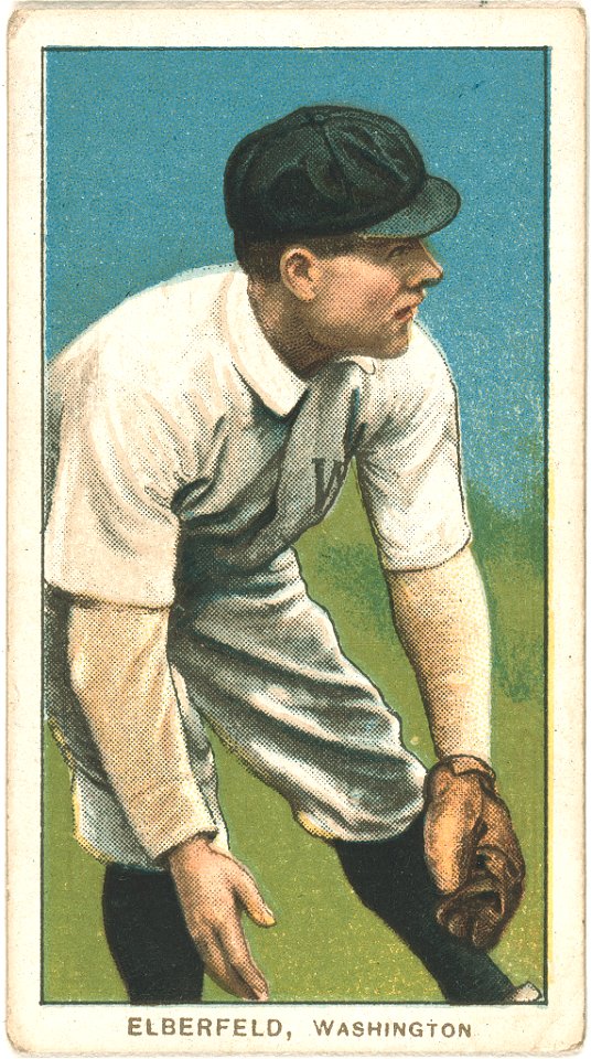 Kid Elberfeld, Washington Nationals, baseball card portrait LCCN2008676851