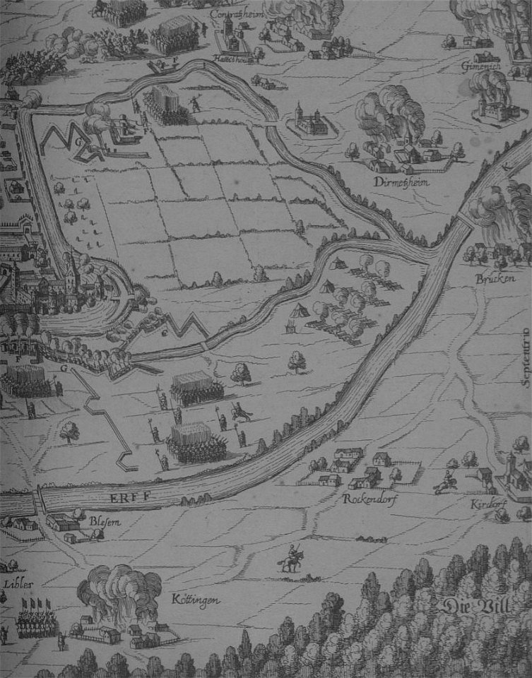 Kierdorf um 1642