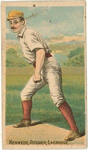 Kennedy, LaCrosse Team, baseball card portrait LCCN2007680719