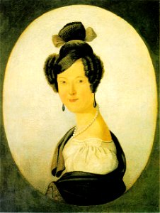 Kersting - Dame mit Perlenkette