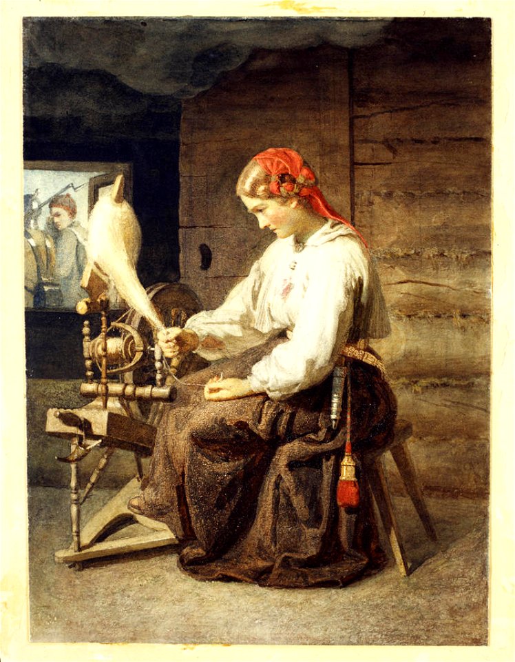 Ketraja, 1724 Johann Köler Ketraja 1863 akvarell 38.6x28.8 EKM M1787 ilma hallskaalata