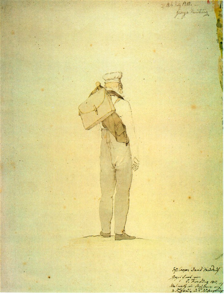 Kersting - Caspar David Friedrich auf der Wanderung ins Riesengebirge