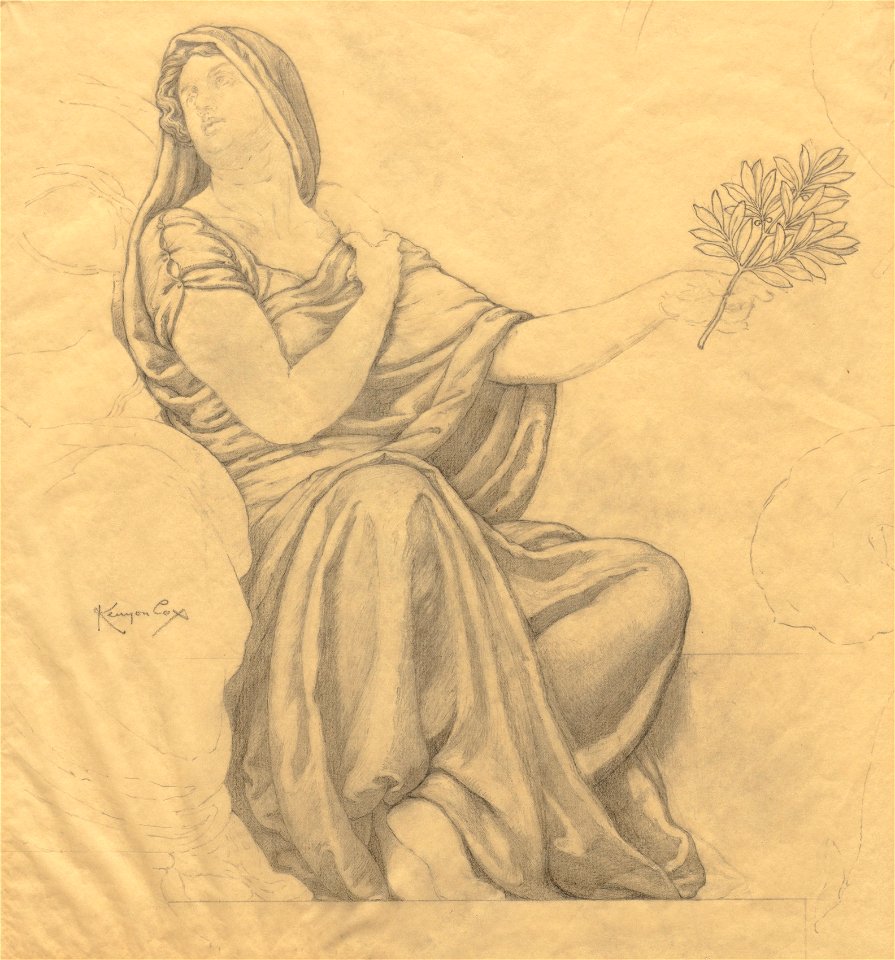 Kenyon Cox (American, 1856-1919) - Sketch - 1916.1072 - Cleveland Museum of Art