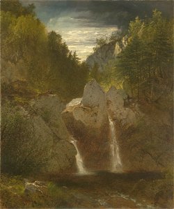 John Frederick Kensett - Rocky Pool, Bash-Bish Fall - 1979.13.2 - Yale University Art Gallery