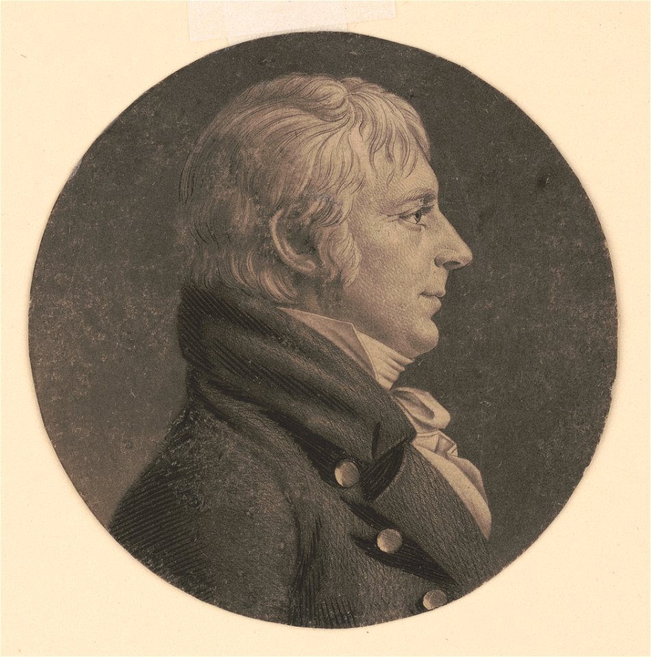 Kiliaen Kiliaen Van Rensselaer, head-and-shoulders portrait, facing left LCCN98503262
