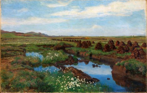 Kitty Kielland - Peat Bog at Jæren - NMK.2017.0073 - National Museum of Art, Architecture and Design