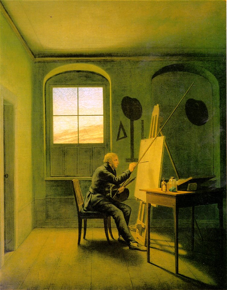 Kersting - Caspar David Friedrich in seinem Atelier 1819