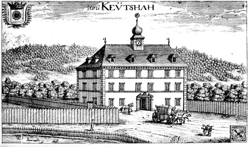 Keutschach neues Schloss Valvasor 1688