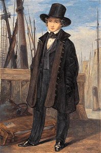 Georg Friedrich Kersting - Richard Kersting am Hafenpier - 14359 - Bavarian State Painting Collections