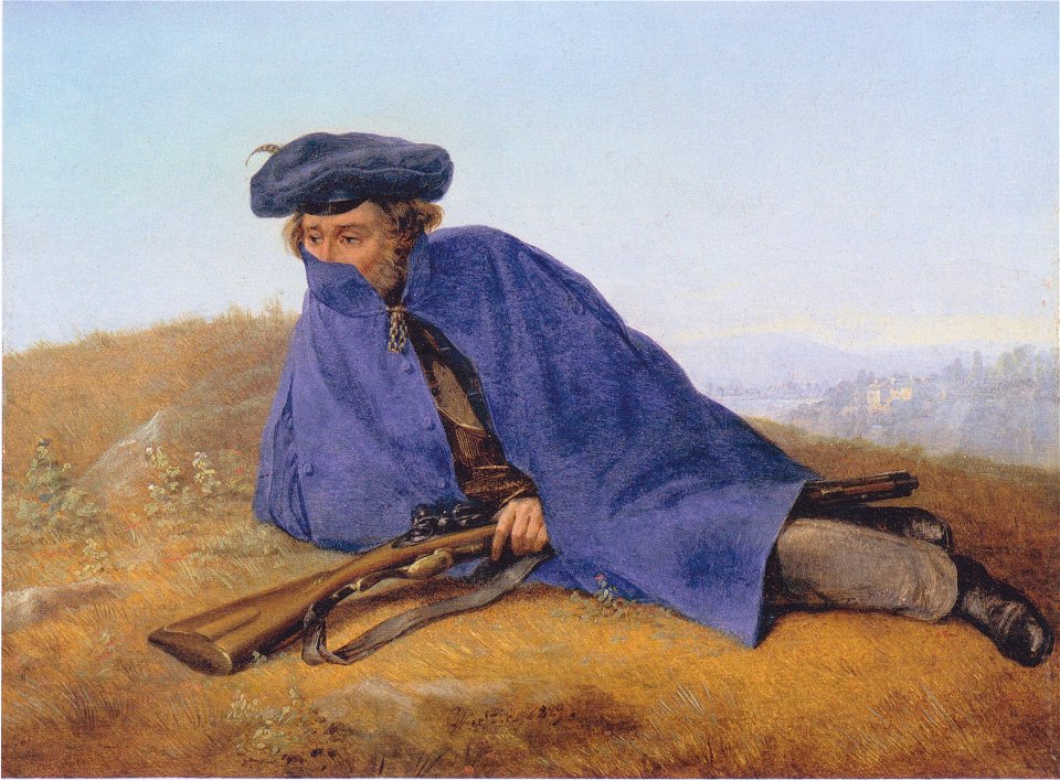 Georg Friedrich Kersting - Auf Vorposten - 1829