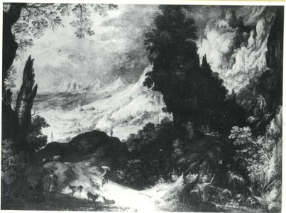 Kerstiaen de Keuninck - Rotslandschap met geiten op de voorgrond - GG 2415 - Kunsthistorisches Museum