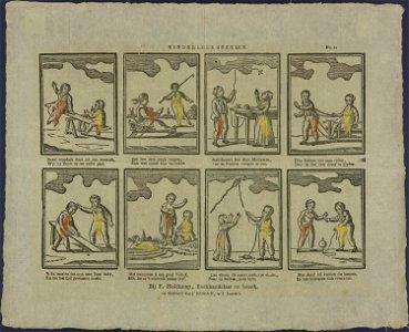 Kinderlijke speelen-Catchpenny print-Borms 0837