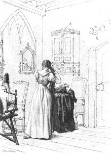 Kersting - Gretchen vor dem Spiegel