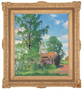 Kesäinen maisema, Painting by Vilho Sjöström