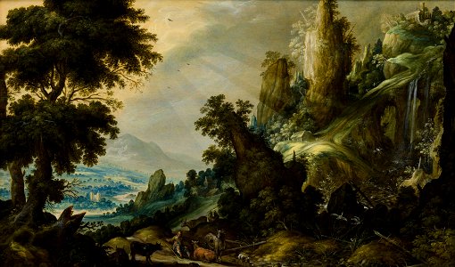 Mountain Landscape with Waterfall - Kerstiaen de Keuninck - Google Cultural Institute