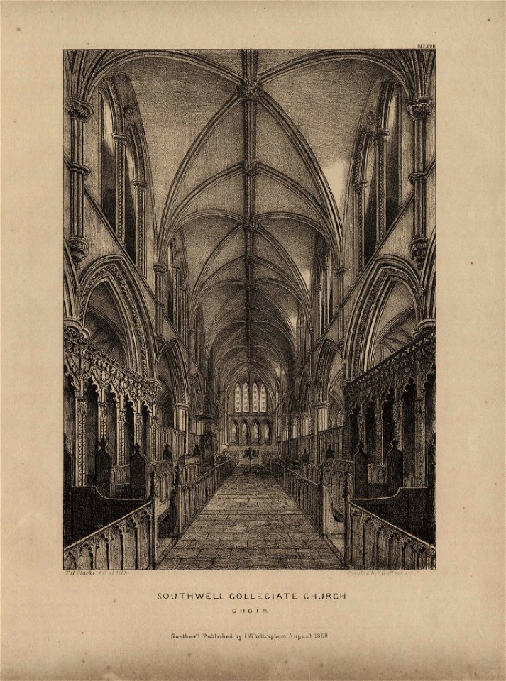 Killpack Southwell Minster 1839 Plate 17