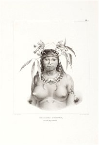 Kiakhrara Mongoyo. Fille sauvage Camacan, da Coleção Brasiliana Iconográfica