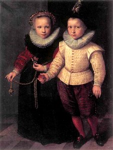 KETEL Cornelis Double Portrait Of A Brother And Sister