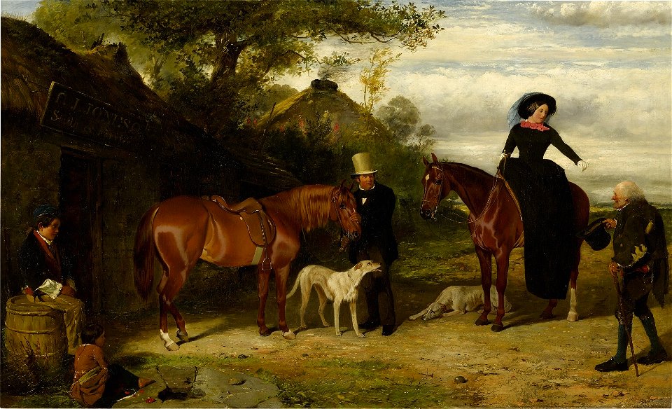 Friedrich Wilhelm Keyl - Beim Hufschmied