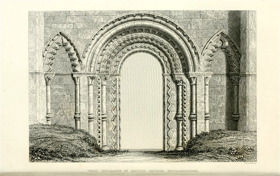 Ketton West Entrance stylesofarchitec00rick 0156