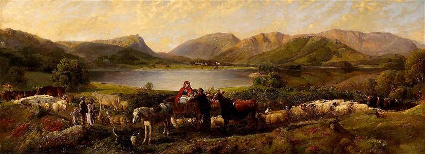 Friedrich Wilhelm Keyl - The highlands of Scotland (1853)
