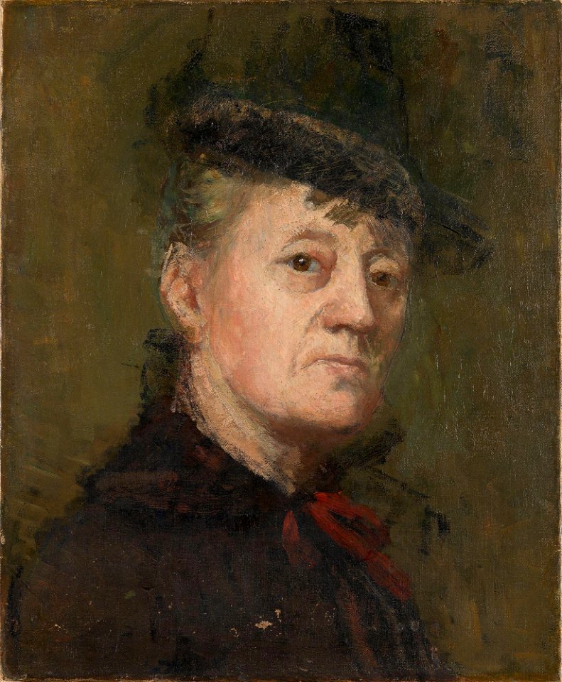 Kitty Kielland - Selvportrett - NMK.2010.0065 - National Museum of Art, Architecture and Design