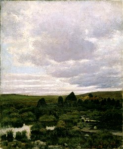Kitty Kielland - Peat Bog at Jæren - NG.M.00521 - National Museum of Art, Architecture and Design. Free illustration for personal and commercial use.