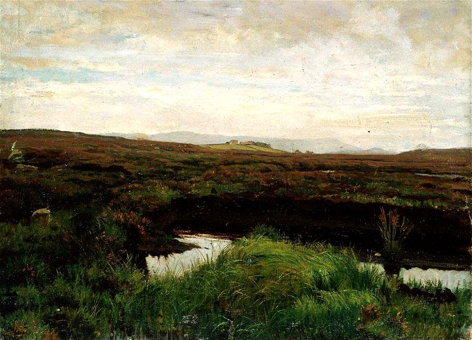 Kitty Kielland - Study of a Peat Bog on Jæren - NG.M.00974 - National Museum of Art, Architecture and Design