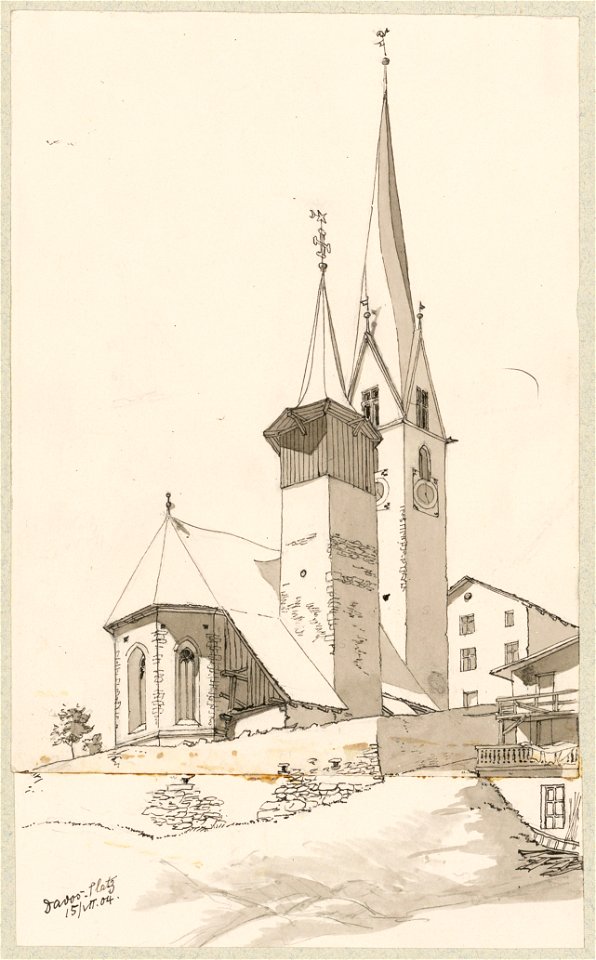 Kirche St. Johann Davos 1904