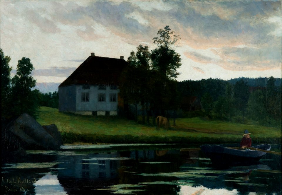 Kitty Kielland - Efter Solnedgang - Stavanger kunstmuseum - SG.0242