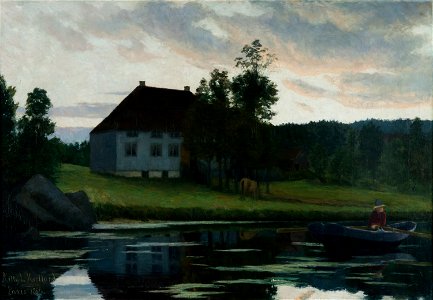 Kitty Kielland - Efter Solnedgang - Stavanger kunstmuseum - SG.0242