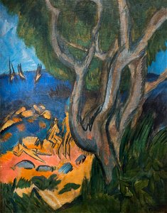 Kirchner - Badende am Strand von Fehmarn 1280935
