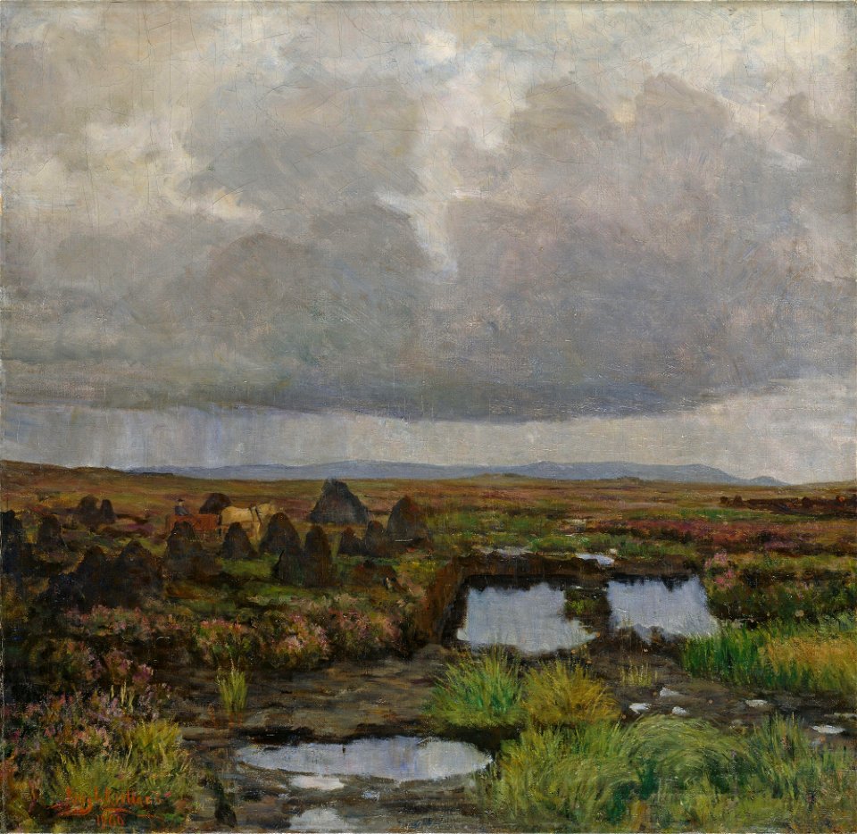 Kitty Kielland - Peat Bog on Jæren - NG.M.00976 - National Museum of Art, Architecture and Design