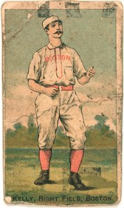 King Kelly, Boston Beaneaters, baseball card portrait LCCN2007680751